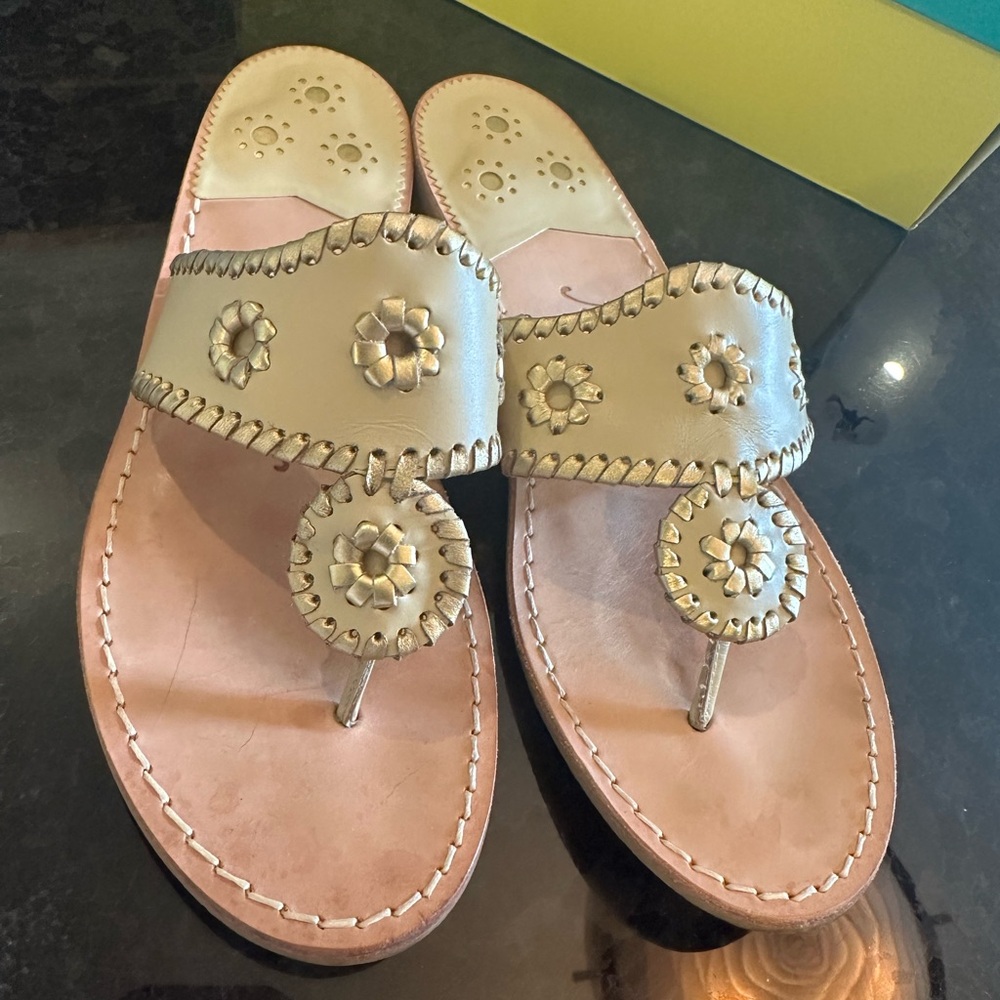 COPY - Jack Rogers Gold Sandals